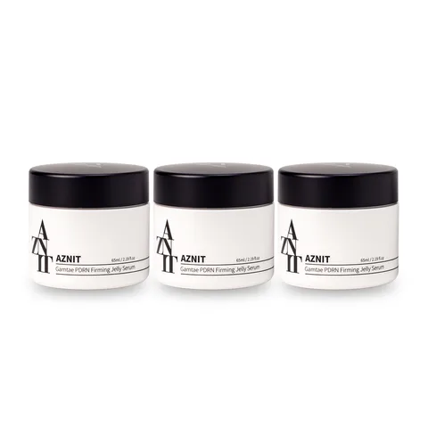 Three AZNIT serum jars as a set